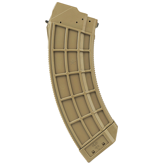 CENT MAG US PALM AK47 FDE POLY 30RD SS CATCH - Magazines
